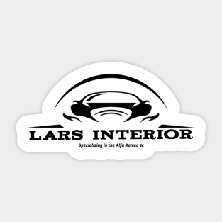 Lars interior 2nd design drop Sticker